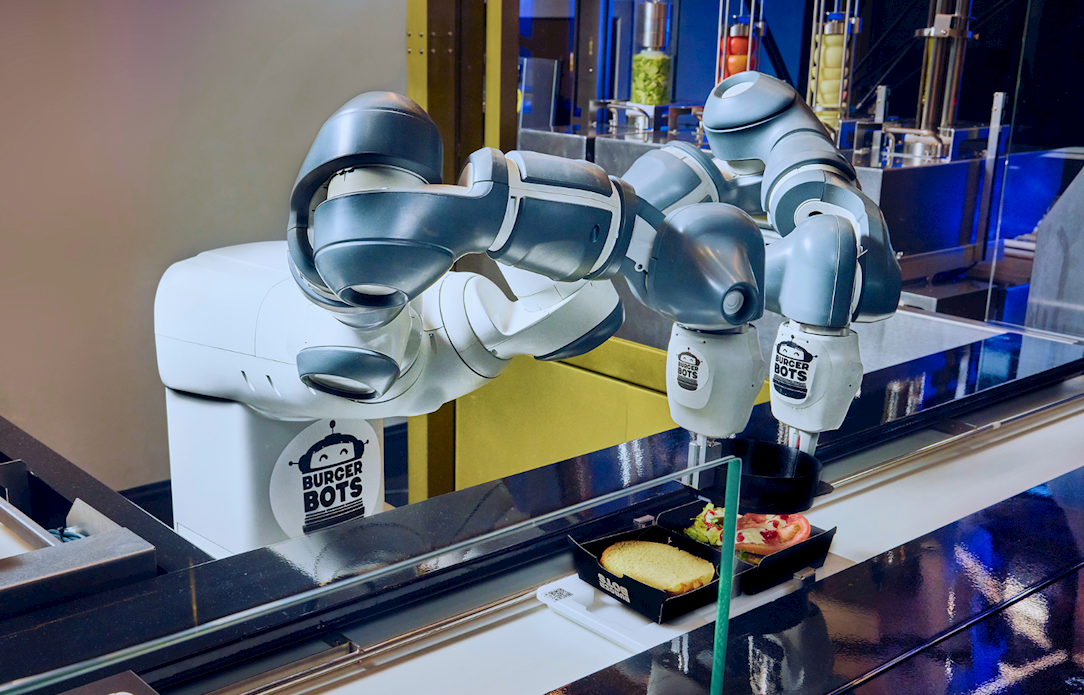 Hightech-Gastronomie: Bots braten Burger