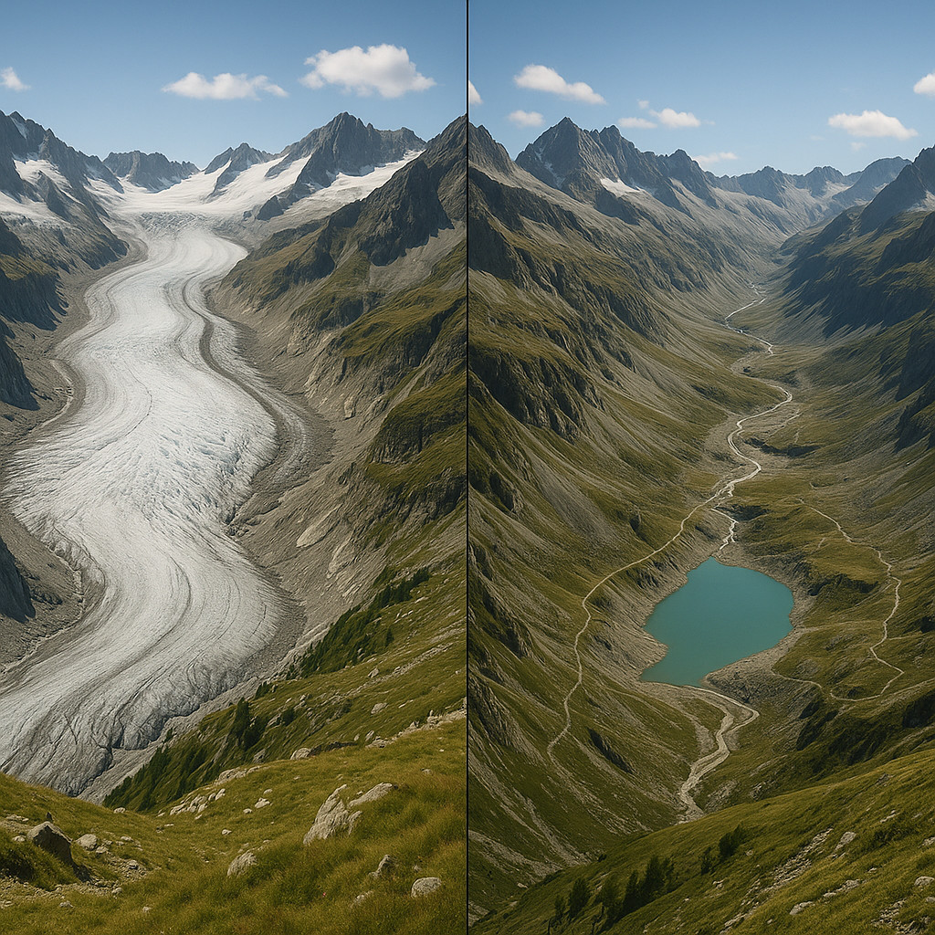 Die Hälfte der Gletscher ist noch zu retten