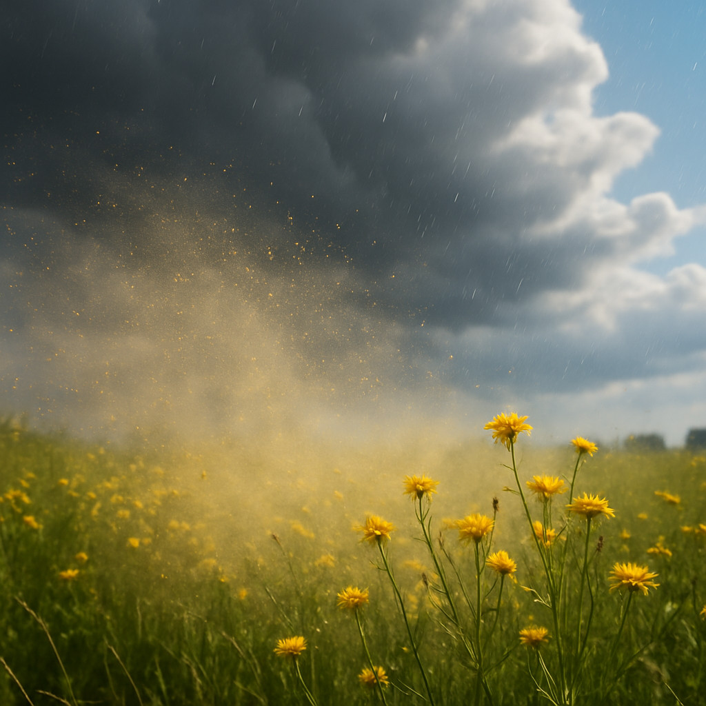 Wenn Pollen den Regen bringen
