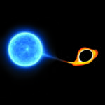 An unlucky massive star approaches a supermassive black hole
