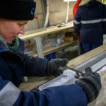 Beyond EPICA Oldest Ice (BEOI)-Kern. In der Antarktis in den Jahren 2019 bis 2025 erbohrt, enthält der Kern wertvolle Klimadaten aus mehr als 1,2 Millionen Jahren. Gaseinschlüsse erlauben die direkte Messung von Treibhausgasen wie CO2. Quelle: Kerstin Rolfes Copyright: Alfred-Wegener-Institut / Kerstin Rolfes