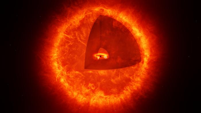 „Black-Hole-Stars“: Sind die rätselhaften rote Punkte im frühen Universum  gasumhüllte schwarze Löcher?