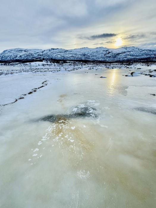 Eis löst Eisen: Neue Studie erklärt rostrote Flüsse in der tauenden Arktis