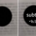 Left: Simulation of a patient's vision with macular degeneration. Right: Simulation of the patient’s vision enhanced with the PRIMA eye prosthesis.