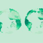 Das Grün der Vegetation an Land ändert sich im Lauf der Jahreszeiten. Forschende können den globalen „grünen Schwerpunkt“ berechnen und über Jahrzehnte hinweg verfolgen. Sie beobachten eine allmähliche Verschiebung nach Nordosten.