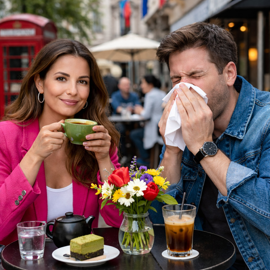 Matcha gegen Heuschnupfen? Grüner Tee könnte den Niesreflex dämpfen