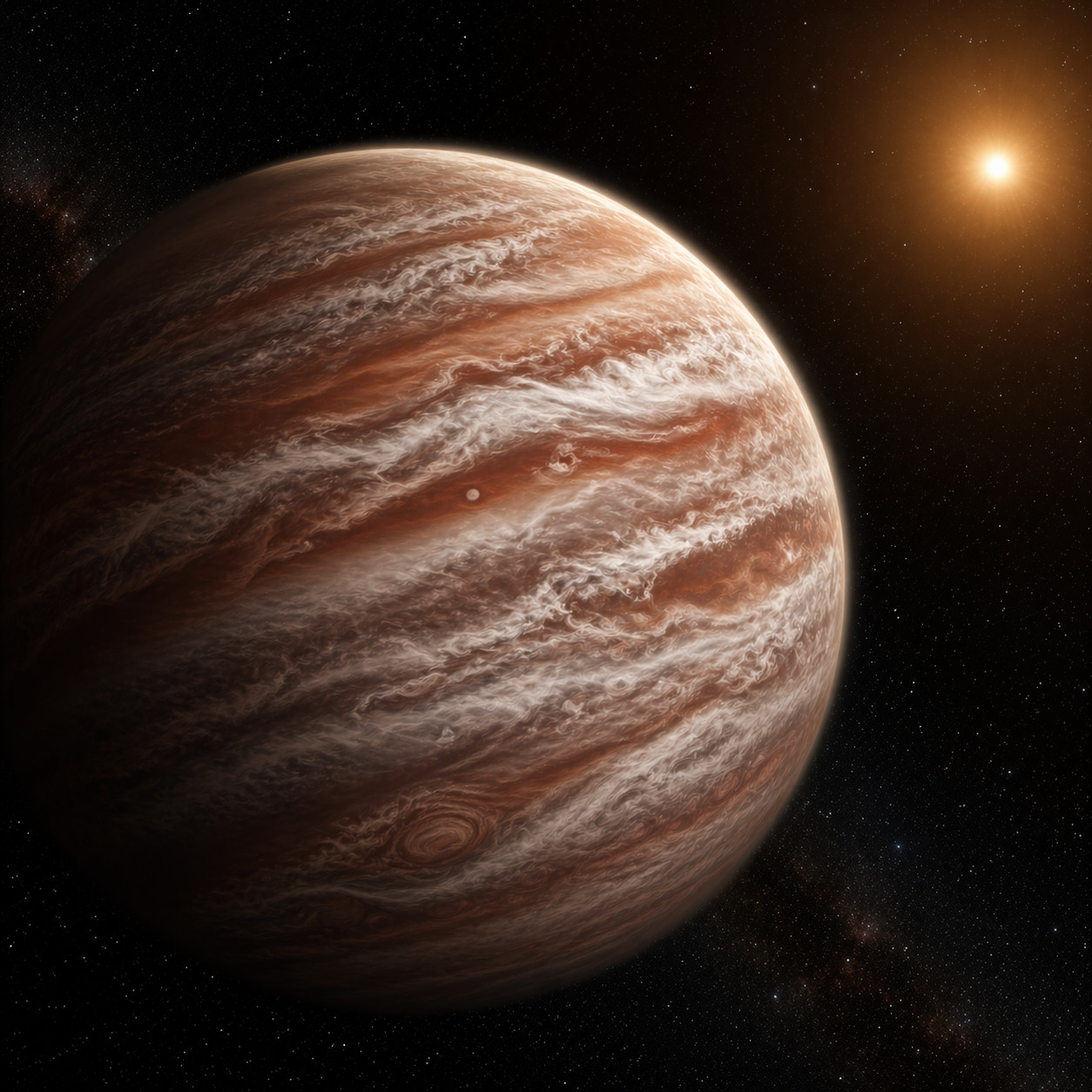 Erstmals Exo-Jupiter mit Wolken aus Wassereis identifiziert